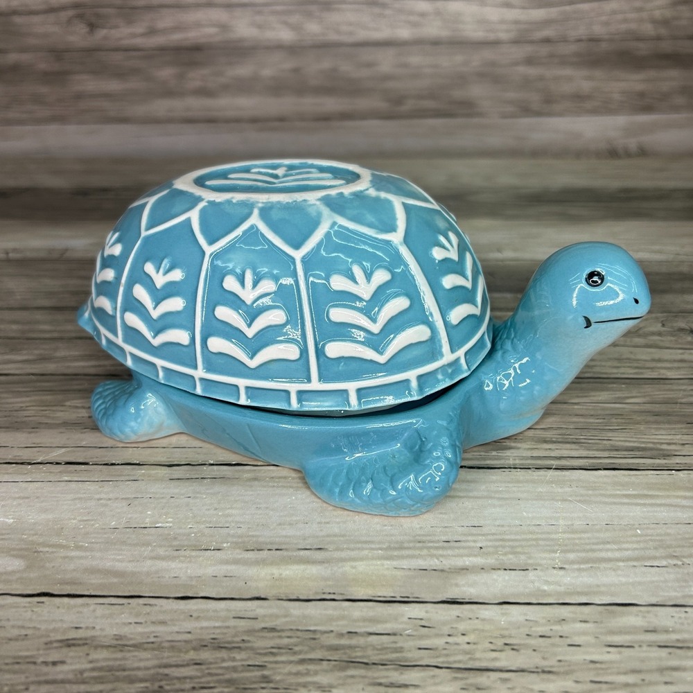 Cracker Barrel Sea Turtle Measuring Cups Set Nesting Ceramic Ocean Kitchen Beach